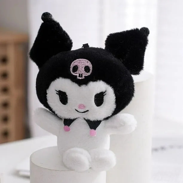 Llavero Kuromi Hello Kitty 14cm Negro O Lila