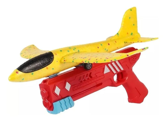 avion De Espuma Con Lanzador Varios Colores