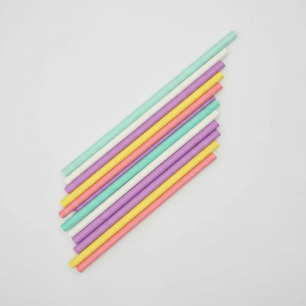 Sorbitos De Papel Colores Pastel X20 Unidades