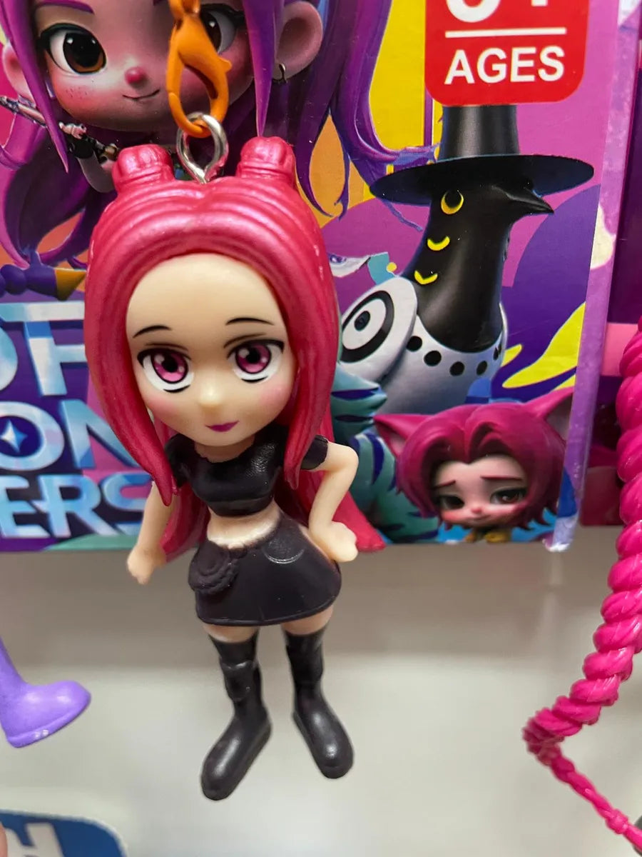 Muñeca Guerrera Kpop Demon Hunters Llavero Packx2