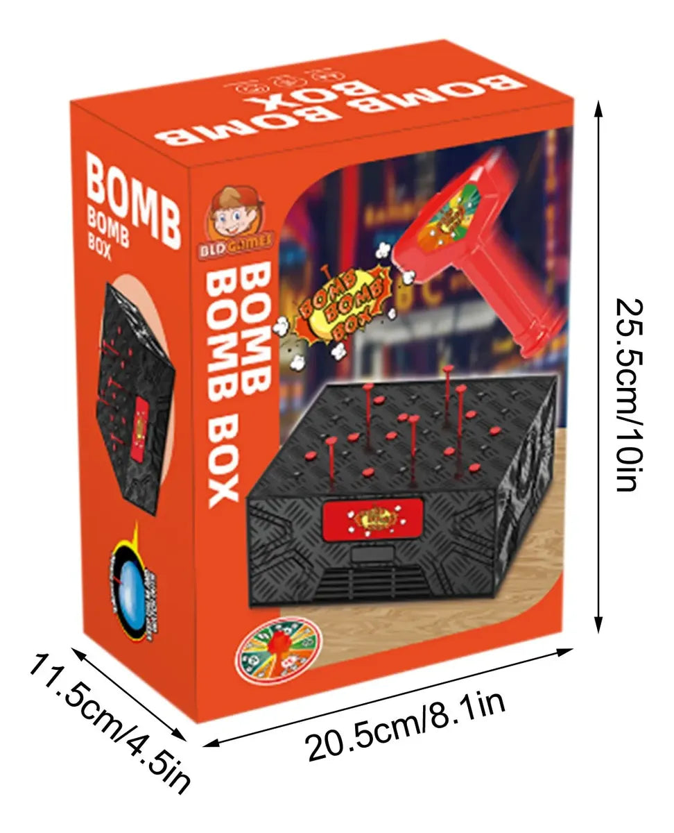 Juego De Mesa Bomb Bomb Box Explota Globos Martillo