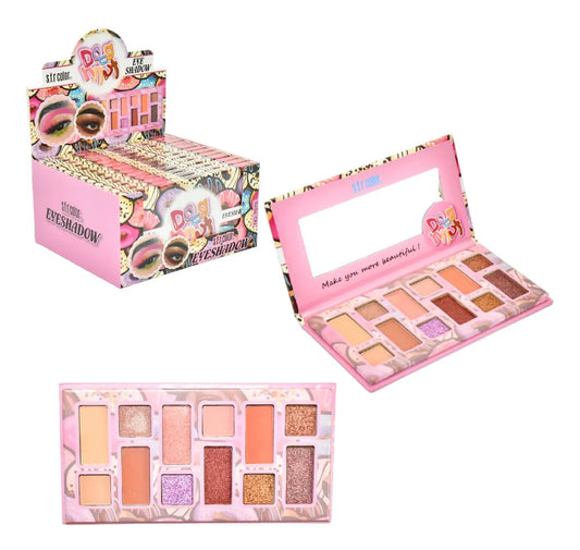 Paleta De Sombras Infantil Colores Mate Y Satinado
