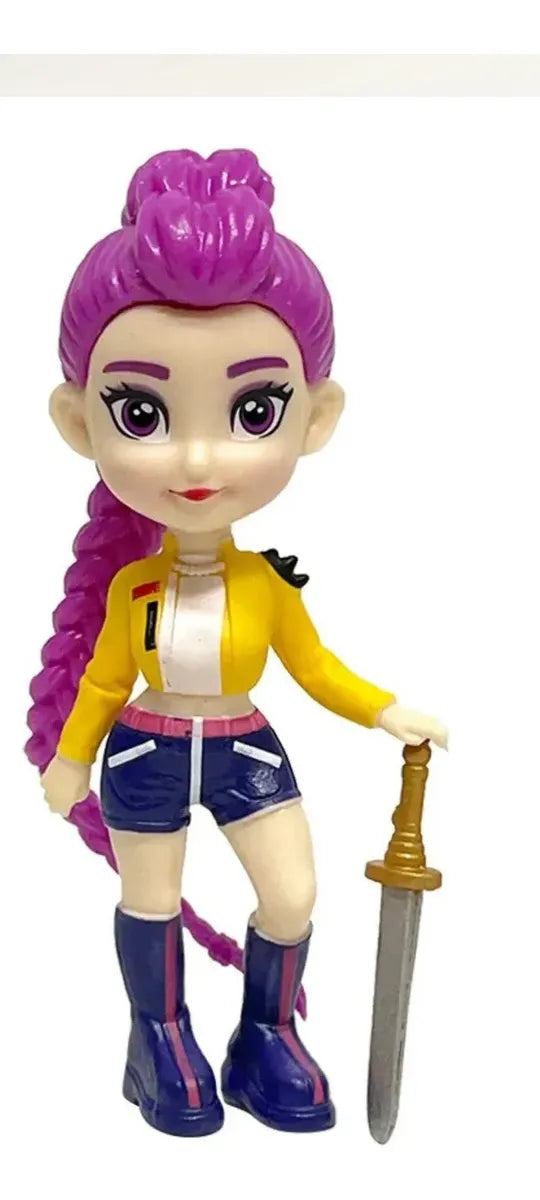 Figura Sorpresa Guerrera Kpop Demon Hunters Llavero