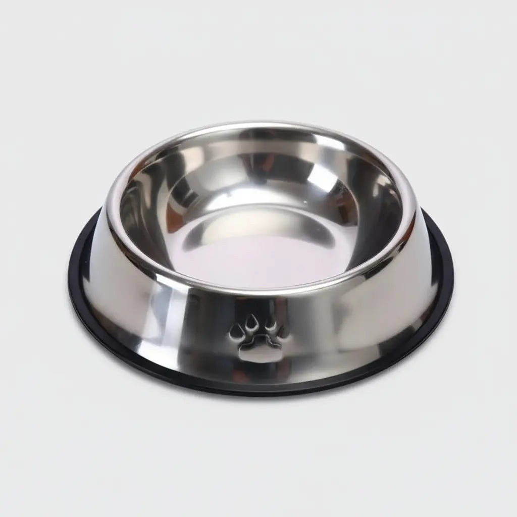 Plato Comedero Acero Inoxidable 30cm Para Mascotas