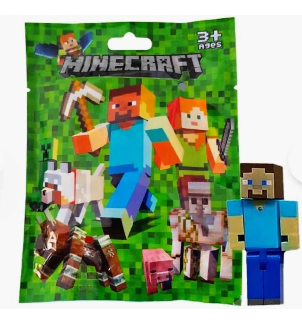 Sobre Sorpresa Minecraft Muñeco + 3 Cartas