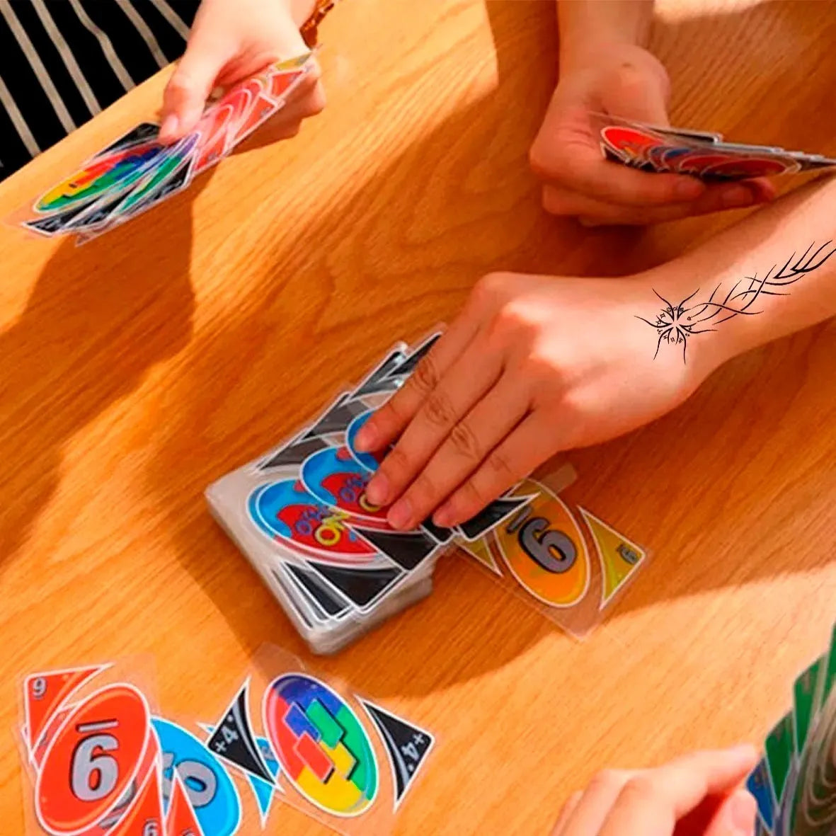 Juego Cartas Uno H2o Previa Transparentes Genéricas