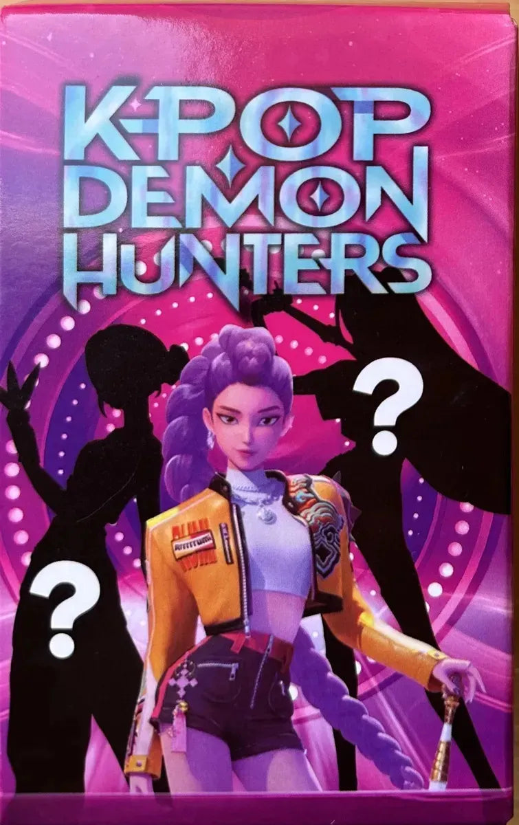 Figura Sorpresa Guerrera Kpop Demon Hunters Llavero pack x 2