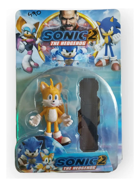 Muñeco Figura De Acción Colitas Tails Patin 15cm