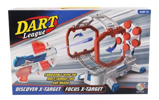 Pistola De Dardos Dart League Con Blanco Móvil