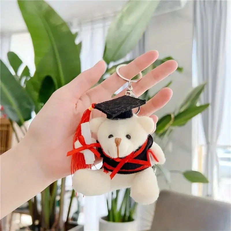 Llaveros Oso De Peluche Graduado 9cm Souvenir
