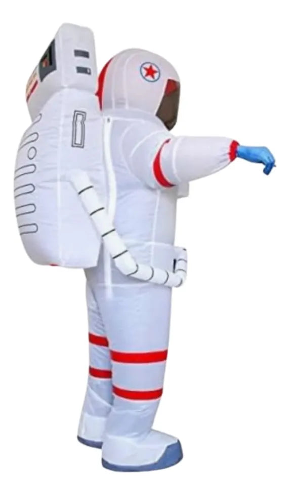 Disfraz Inflable Astronauta Blanco Adulto 210cm