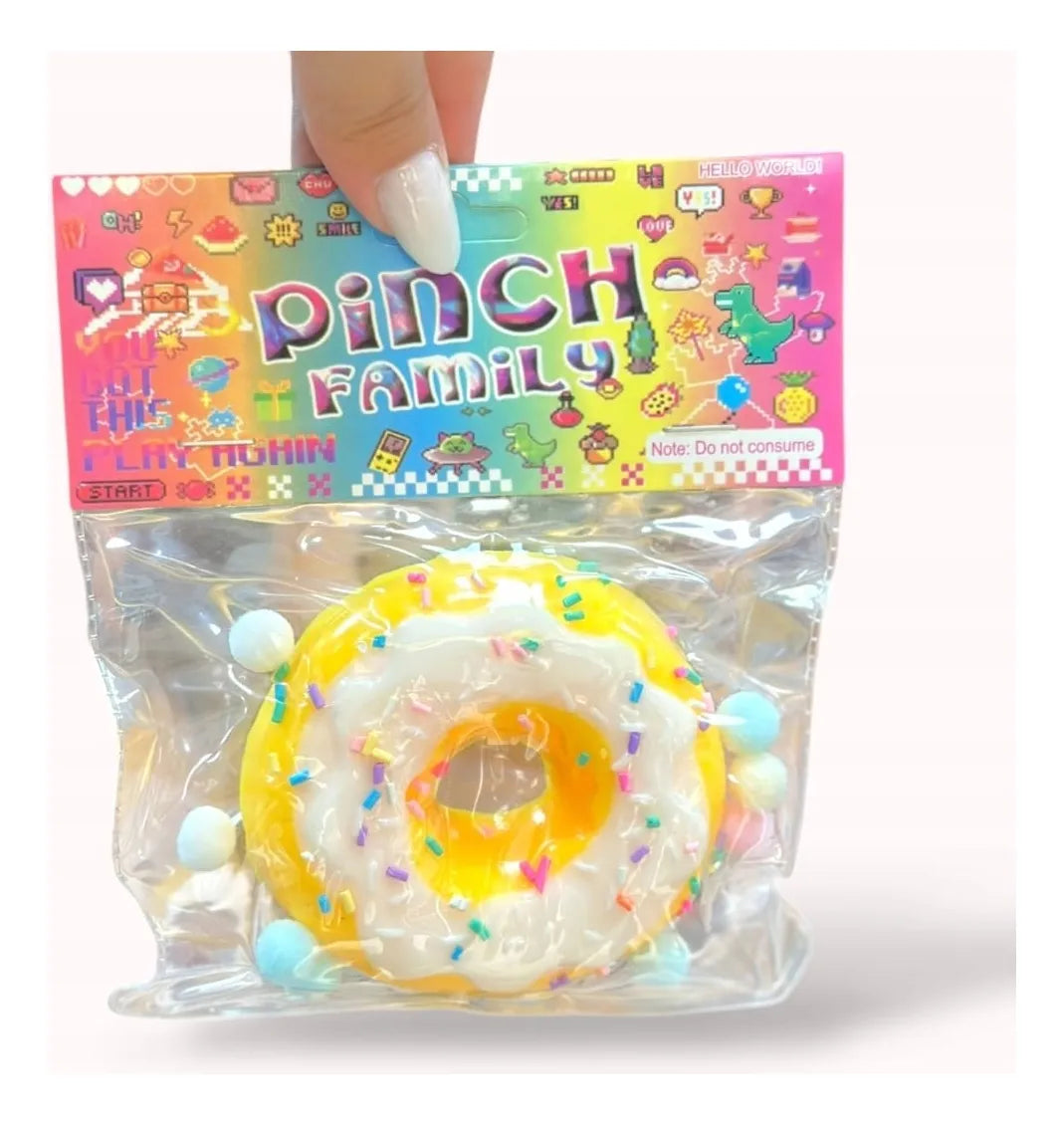 Squishy Pegajoso Dona Pinch Family Antiestres
