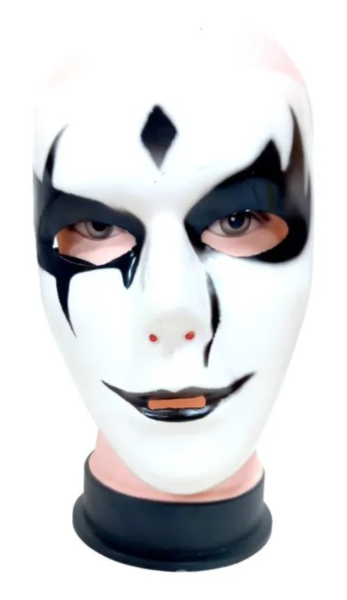 Mascara Blanca Kiss Halloween Disfraz Cosplay