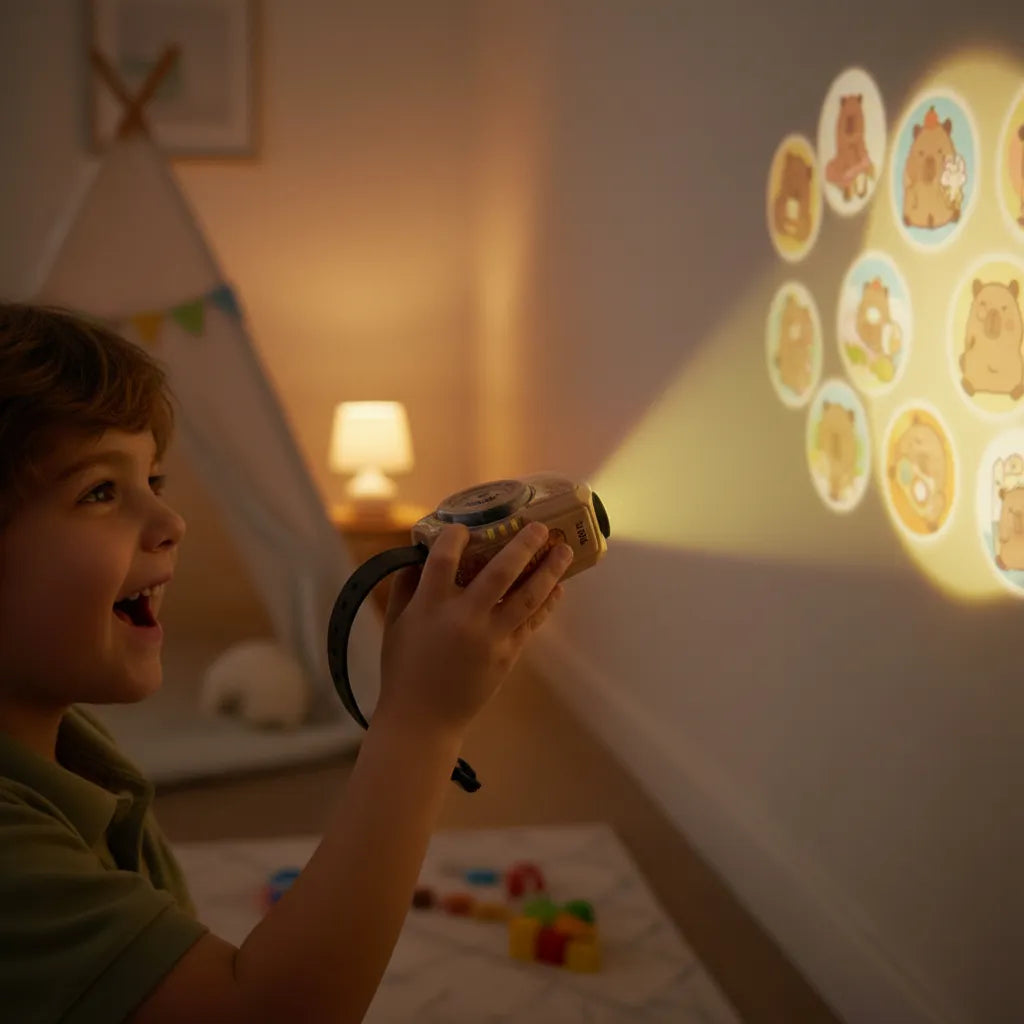 Vincha Proyector Infantil De Capibara 20 Imagenes