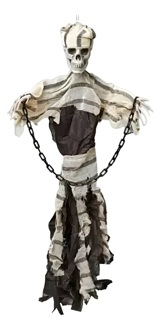 Esqueleto Decorativo Colgante Halloween 90x22 cm