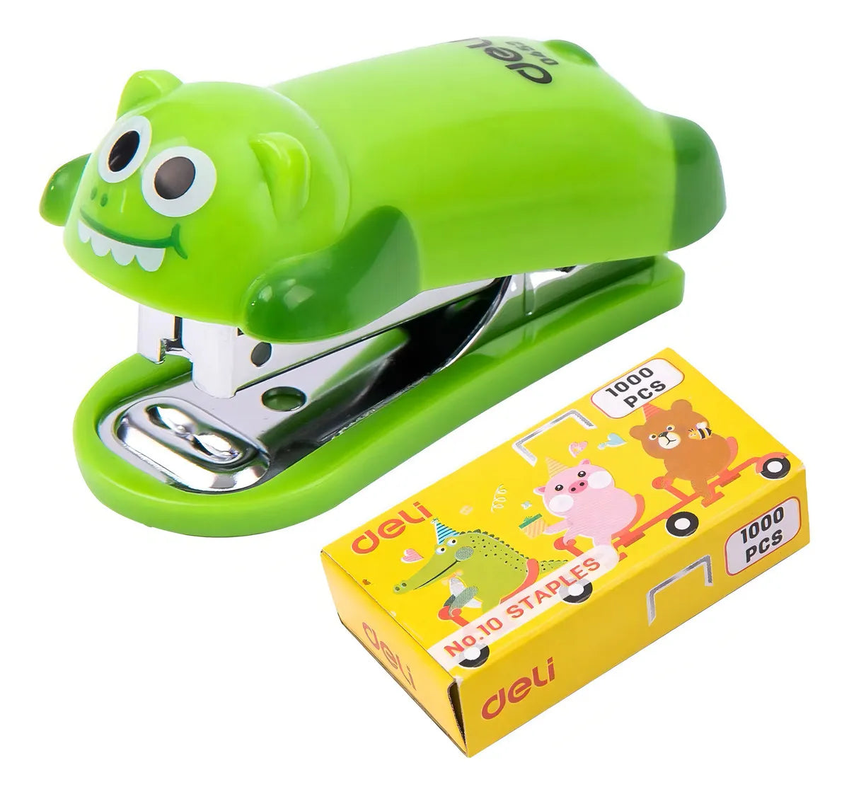 Mini Abrochadora GRAPADORA Deli Animalitos Metal Número 10