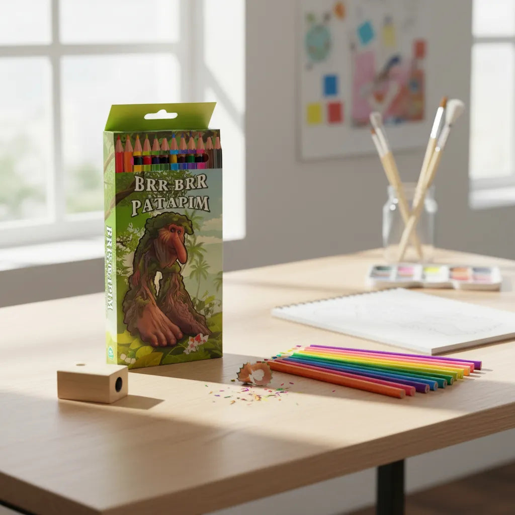 Lapices De Colores Italian Brainrot X12 Largos