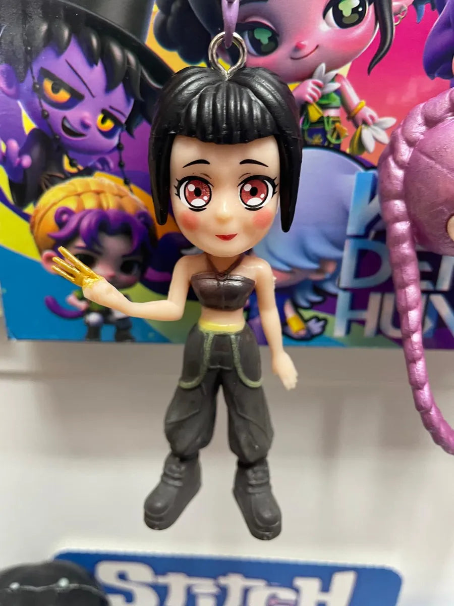 Muñeca Guerrera Kpop Demon Hunters Llavero Pack X4