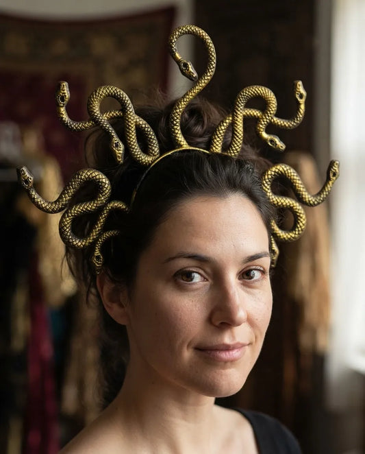Vincha Medusa Para Disfraz Accesorio Cotillón