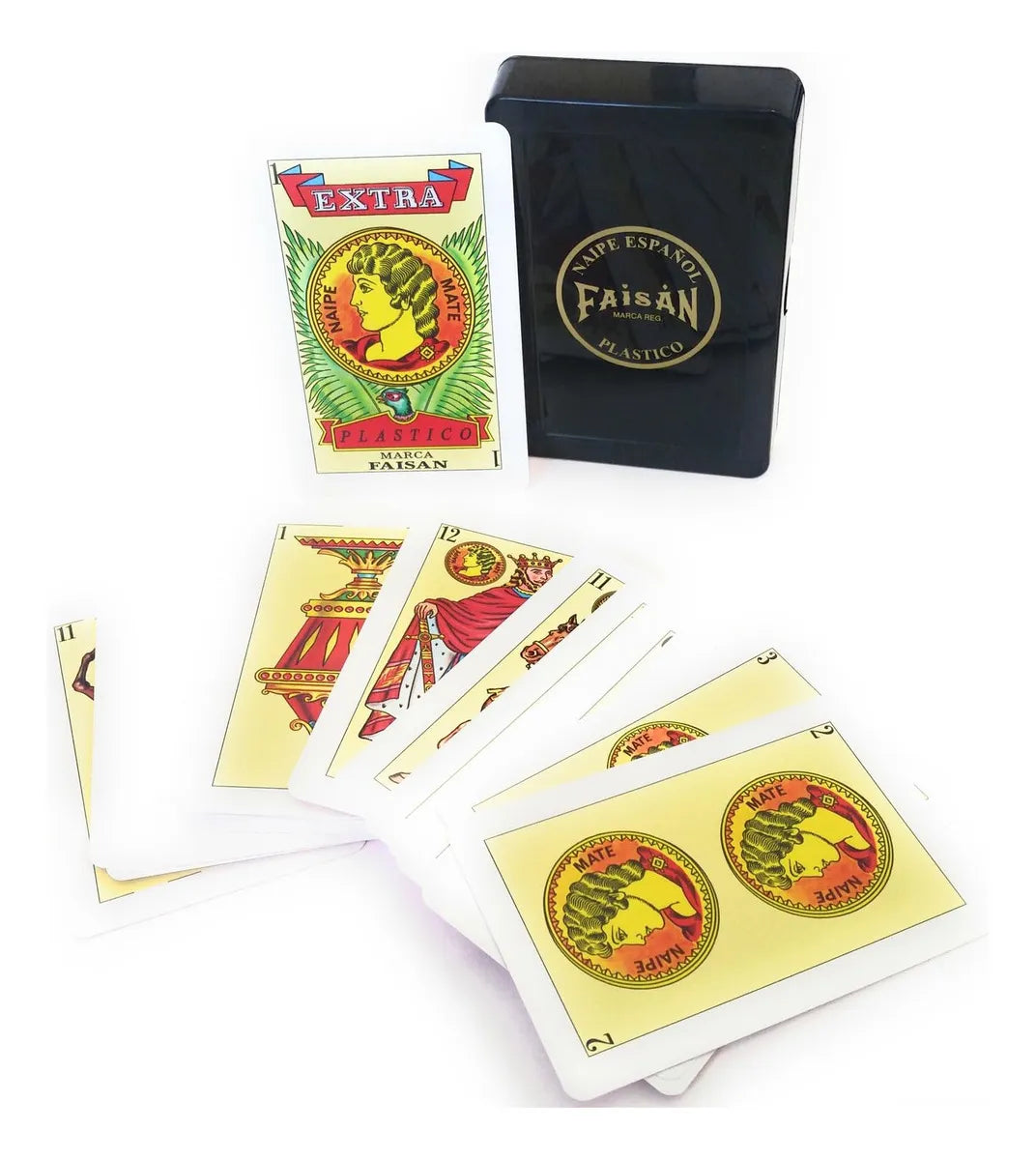 Baraja Española 100% Plástico, 40 Cartas Con Caja