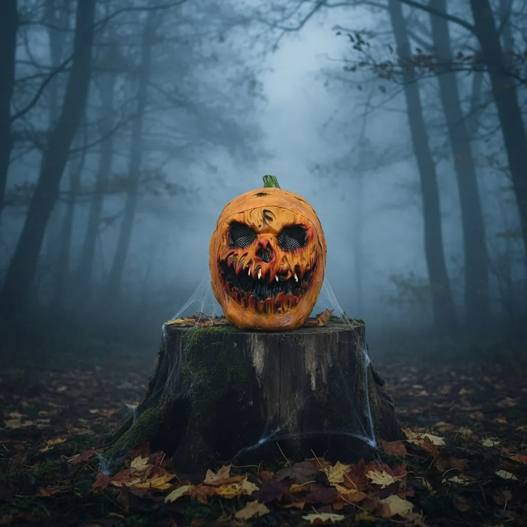 Mascara Calabaza Zombie En Latex Halloween