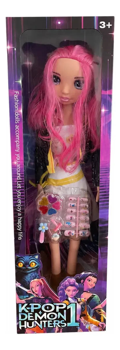 Muñeca Guerrera Kpop Mira 60cm Con Accesorios