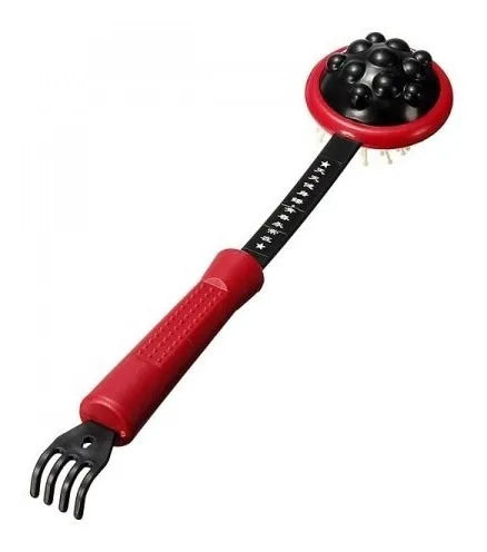 Masajeador Rascador Corporal Doble Cabezal Manual