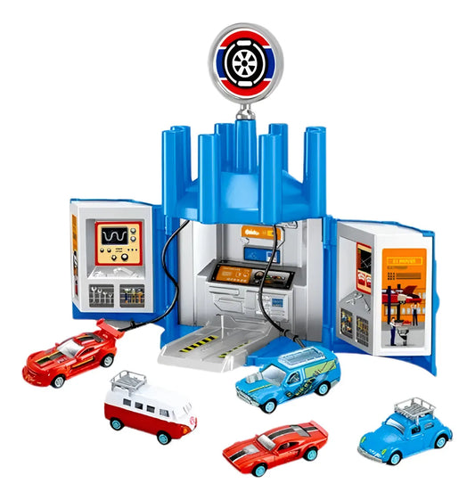 Juego Estación De Servicio Y De Taller Mecánico