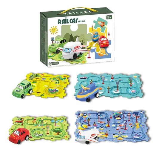 Puzzles Rompecabezas 15 Pcs Con Movimiento A Pila