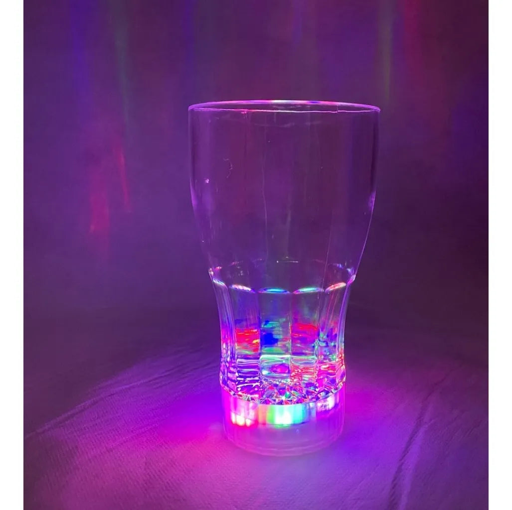 Vaso Con Luces Led A Pila Pack X2