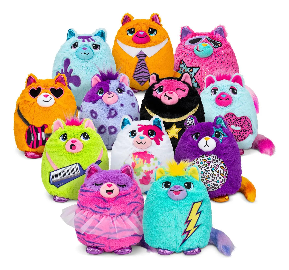 Misfittens Gatos Sorpresa De Peluche Coleccionable
