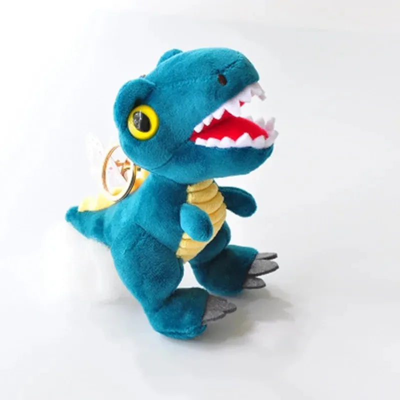 Llavero De Dinosaurio De Peluche 14cm Importado