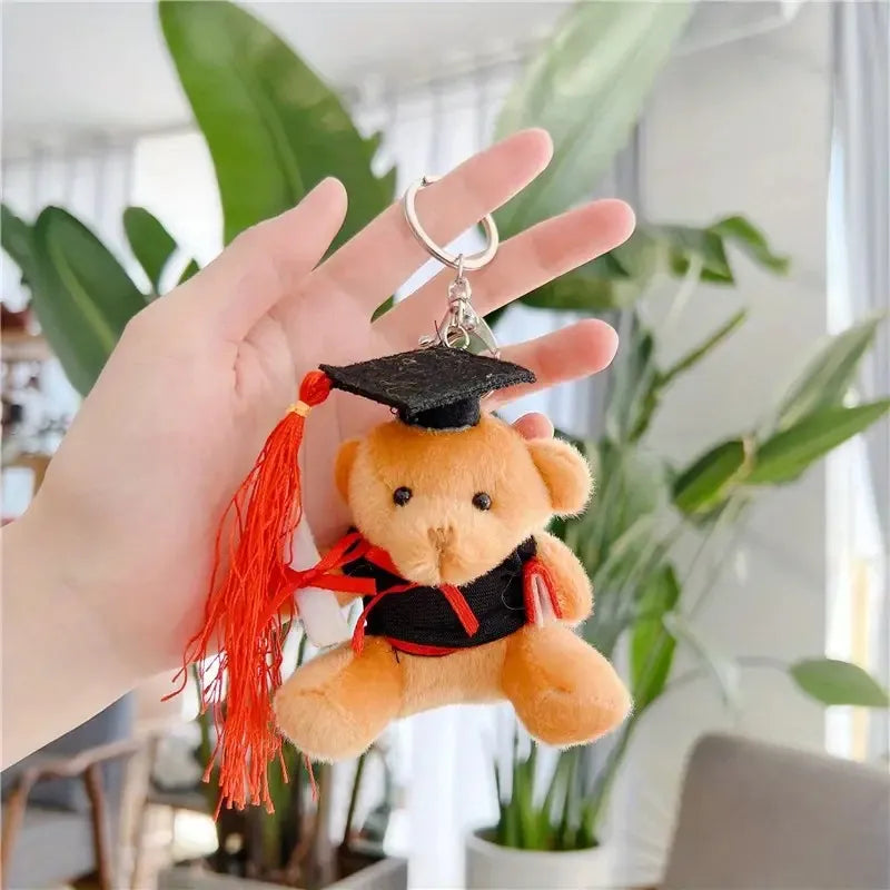 Llaveros Oso De Peluche Graduado 9cm Souvenir