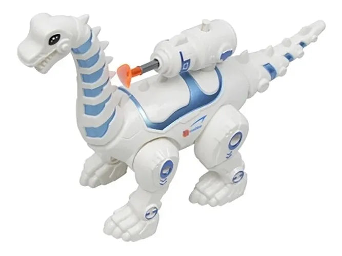 Dinosaurio Luz Y Sonido A Pila Lanza Dardos 24 Cm