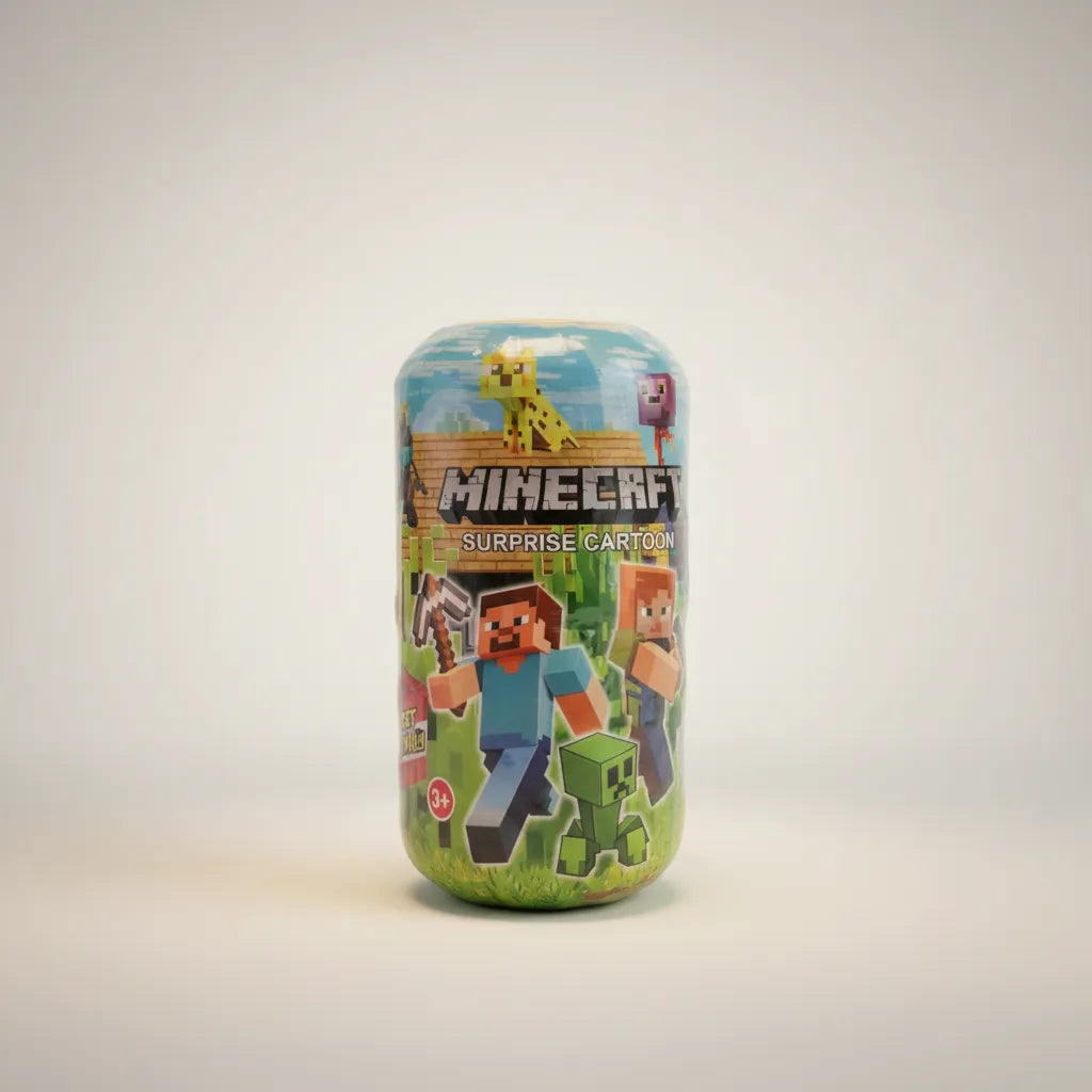 Capsula Con Figura Sopresa Minecraft Coleccionable