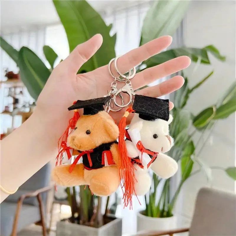 Llaveros Oso De Peluche Graduado 9cm Souvenir
