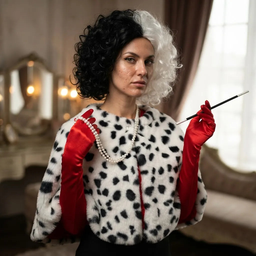 Disfraz De Cruella De Vil Para Adulto Halloween