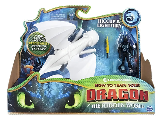 Muñeco Y Dragon Como Entrenar A Tu Dragon Furia luminosa