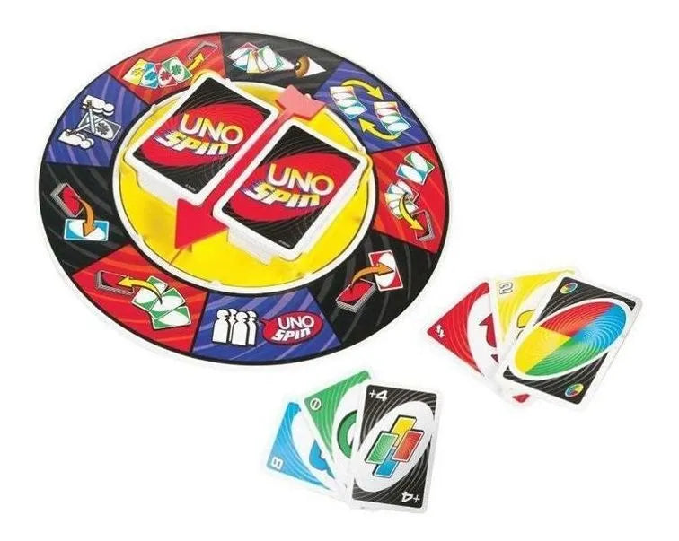 Juego De Cartas Uno Spin Tablero Y Cartas