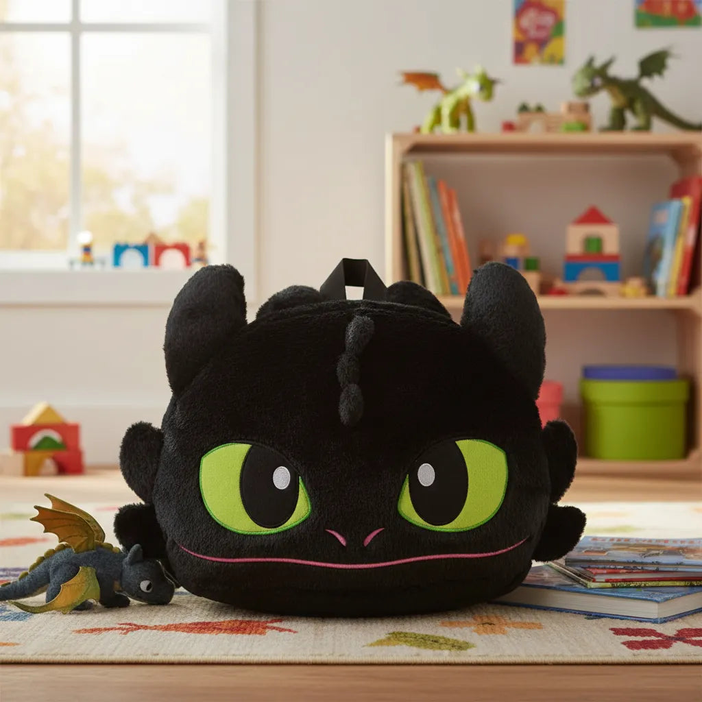 Mochila Peluche Chimuelo Infantil De Felpa