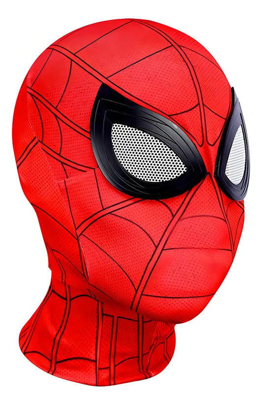 Máscara De Spider Man Niños Y Adultos Tela Spandex