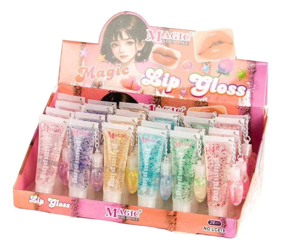 Maquillaje Infantil Doble Brillo Labial Sorpresitas