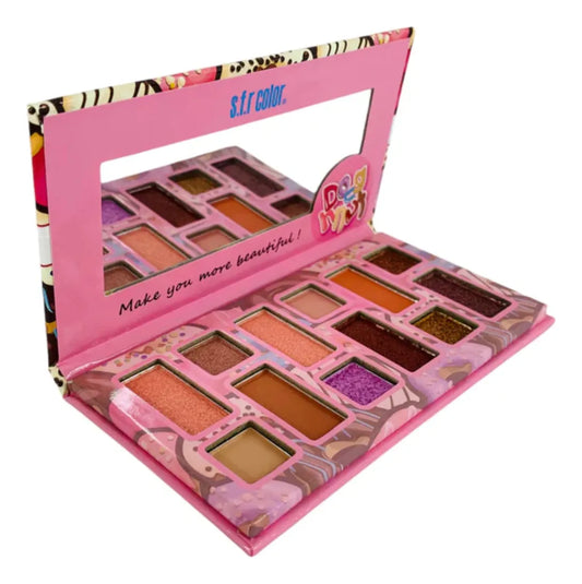 Paleta De Sombras Infantil Colores Mate Y Satinado