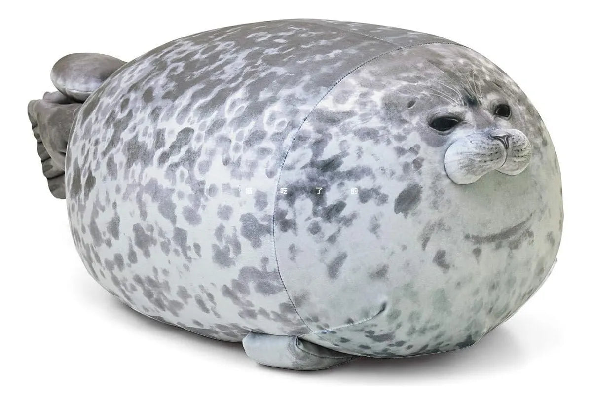 Almohadon De Peluche Foca Tendencia Tiktok 30cm
