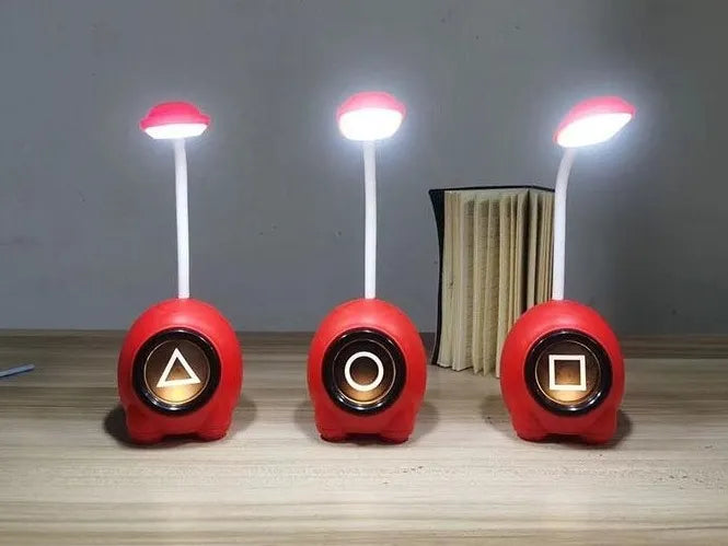 Lámpara De Mesa Led Squid Game Calamar 23 Cm Usb