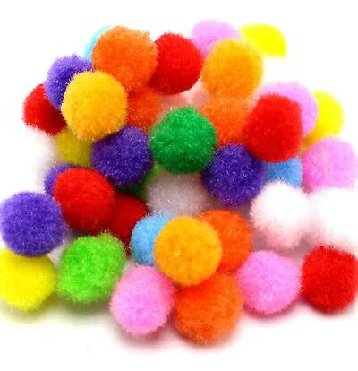 Pompones De Colores 20mm Pack X100 Colores Surtidos