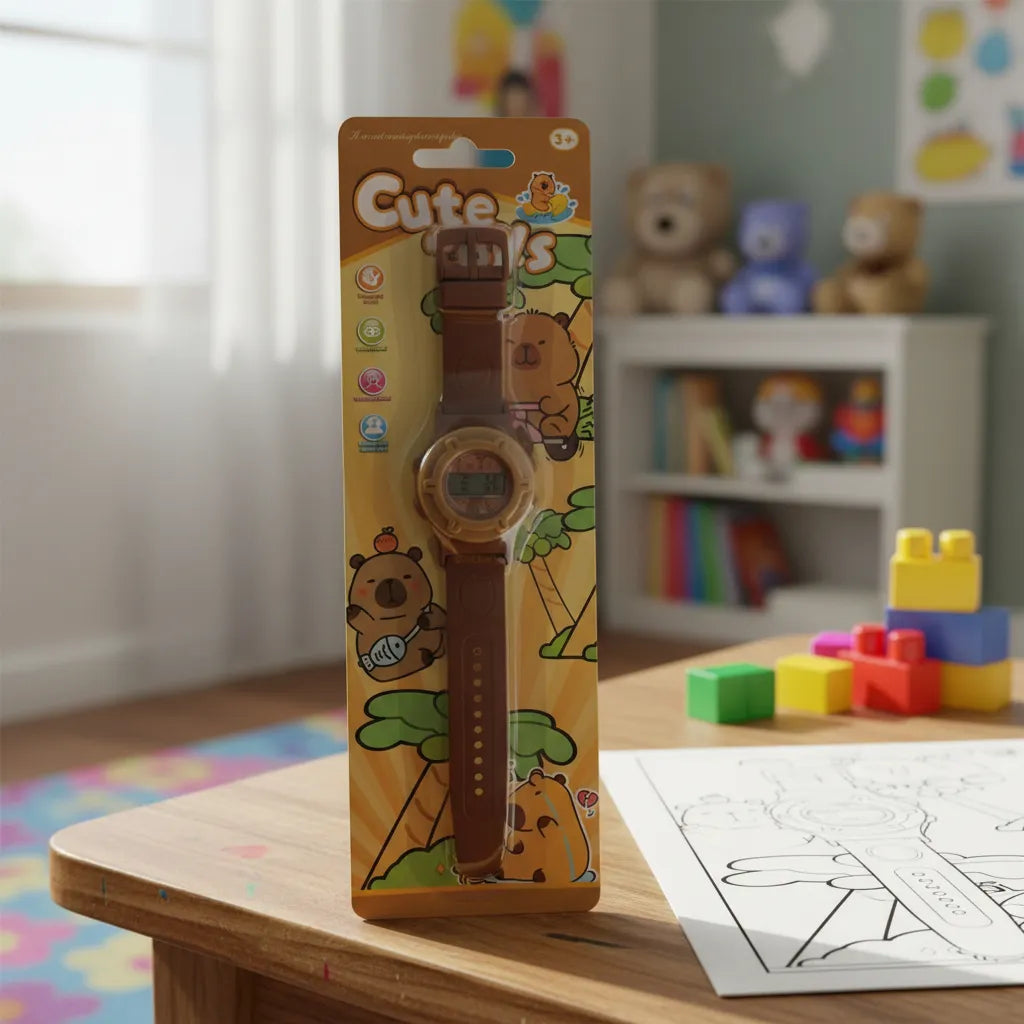 Reloj Pulsera Digital Infantil Stitch Capibara Dino