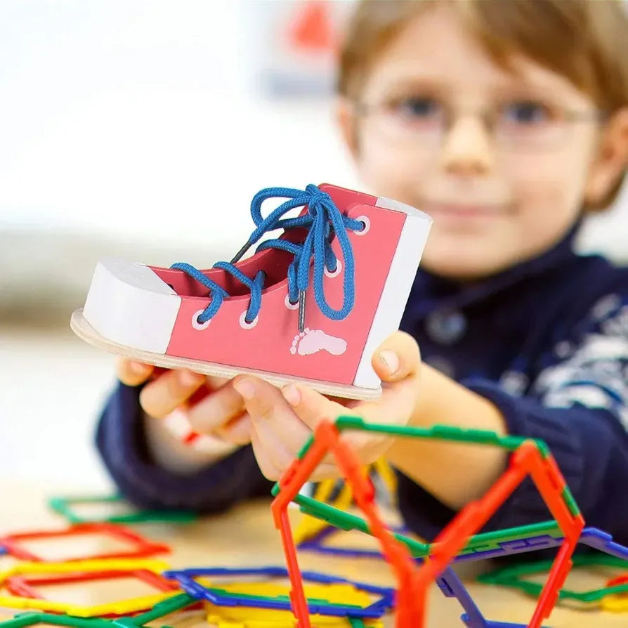 Juguete Botas En Madera Montessori Motricidad Fina
