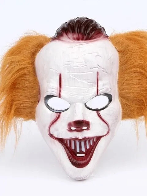 Mascara De Payaso It Plastico Halloween