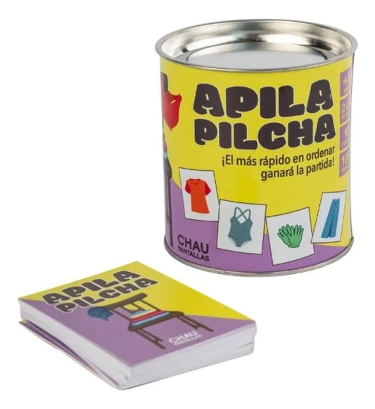 Juego De Mesa Apila Pilcha Chau Pantallas En Lata